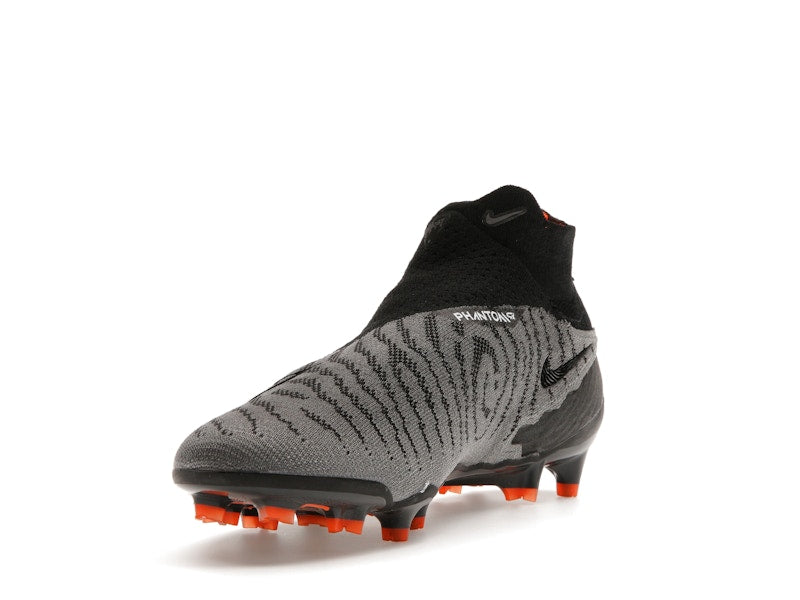 Nike Gripknit Phantom GX Elite Dynamic Fit FG Black Dark Smoke Grey Total Orange
