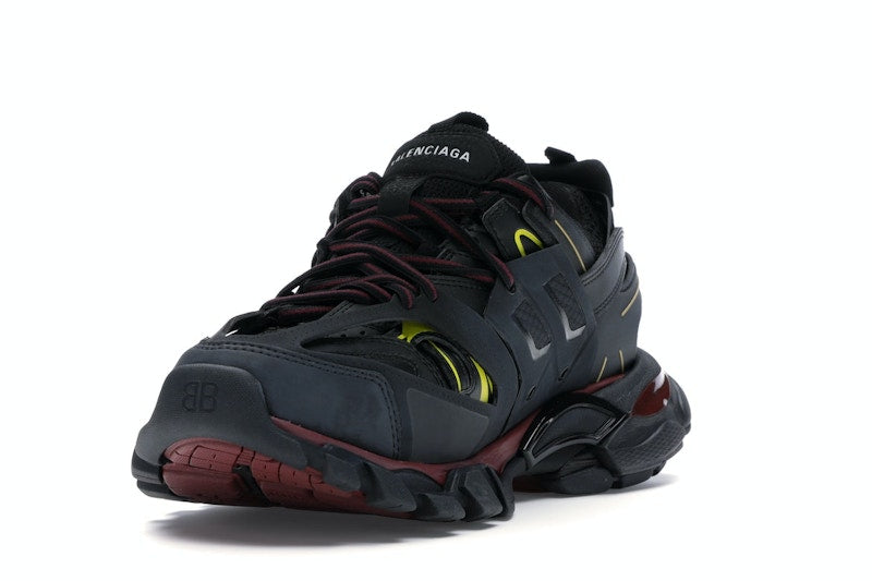 Balenciaga Track Trainers Black Bordeaux