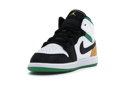 Jordan 1 Mid SE White Laser Orange Lucky Green (PS)