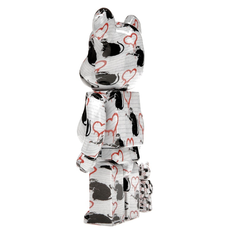 Bearbrick Love Rat 100% & 400% Set