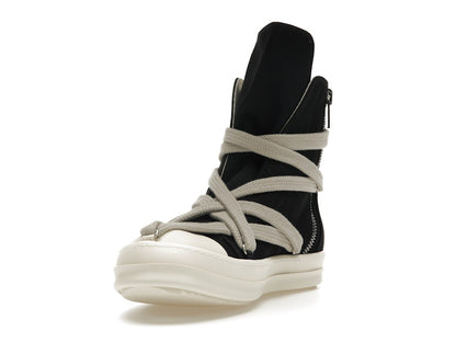 Rick Owens DRKSHDW Hexa High Black Pearl Milk Fat Lace