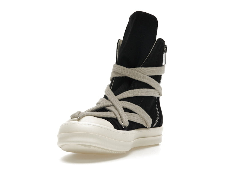 Rick Owens DRKSHDW Hexa High Black Pearl Milk Fat Lace