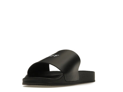 OFF-WHITE Pool Slides Black White (Women's) (SS22)