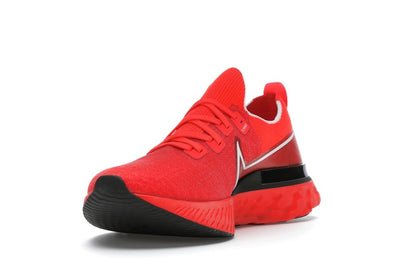 Nike React Infinity Run Flyknit Bright Crimson Black
