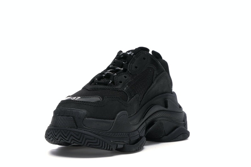Balenciaga Triple S Triple Black (2018) Reissue Nondistressed (Women's)