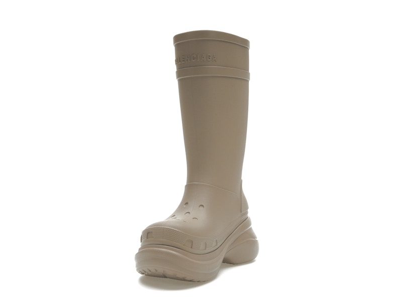 Balenciaga x Crocs Boot Beige Rubber