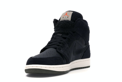Jordan 1 Mid Black Olive Canvas