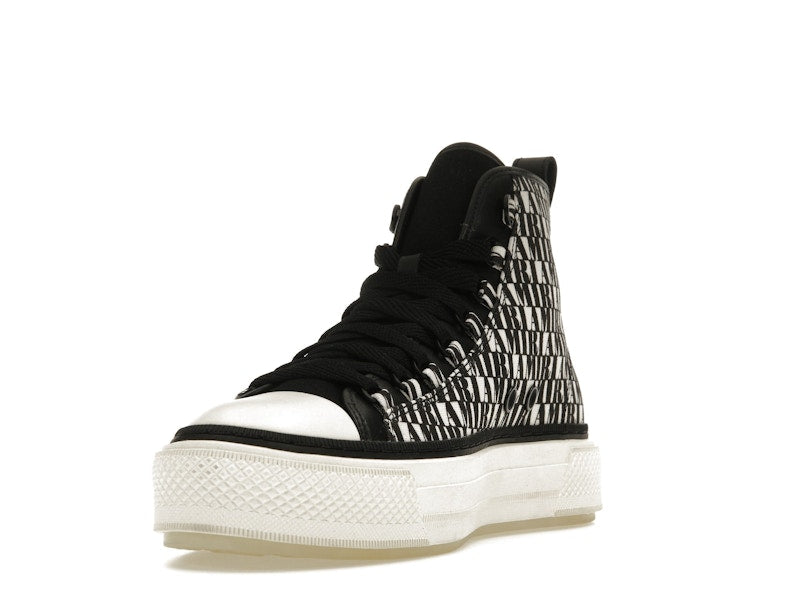 AMIRI Court Hi All Over Logo Black White