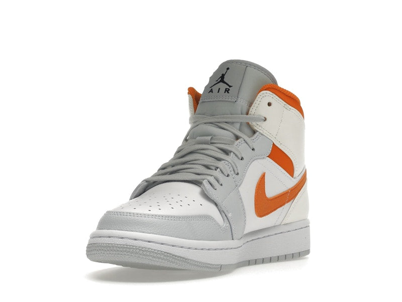 Jordan 1 Mid Starfish Pure Platinum