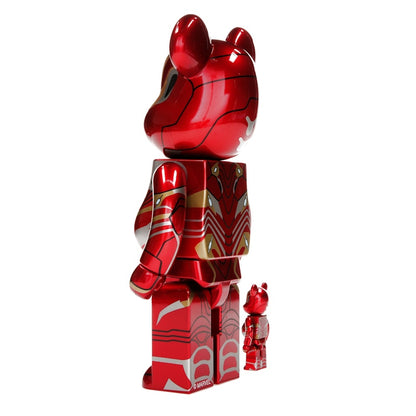Bearbrick x Marvel Iron Man Mark 50 100% & 400% Set