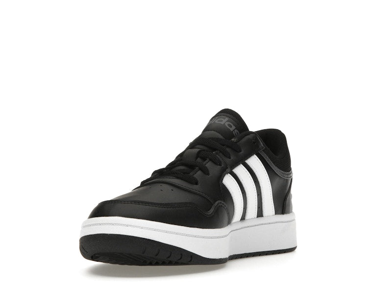 adidas Hoops 3.0 Low Black White Stripes