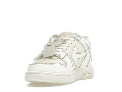 OFF-WHITE Out Of Office OOO Low Tops Cream White