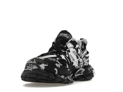 Balenciaga Track Graffiti Black White