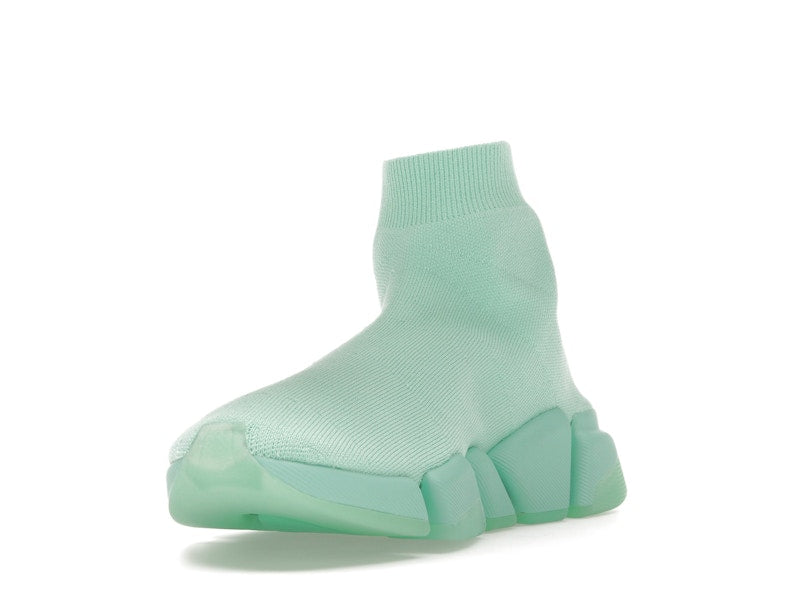 Balenciaga Speed 2.0 Recycled Transparent Sole Green