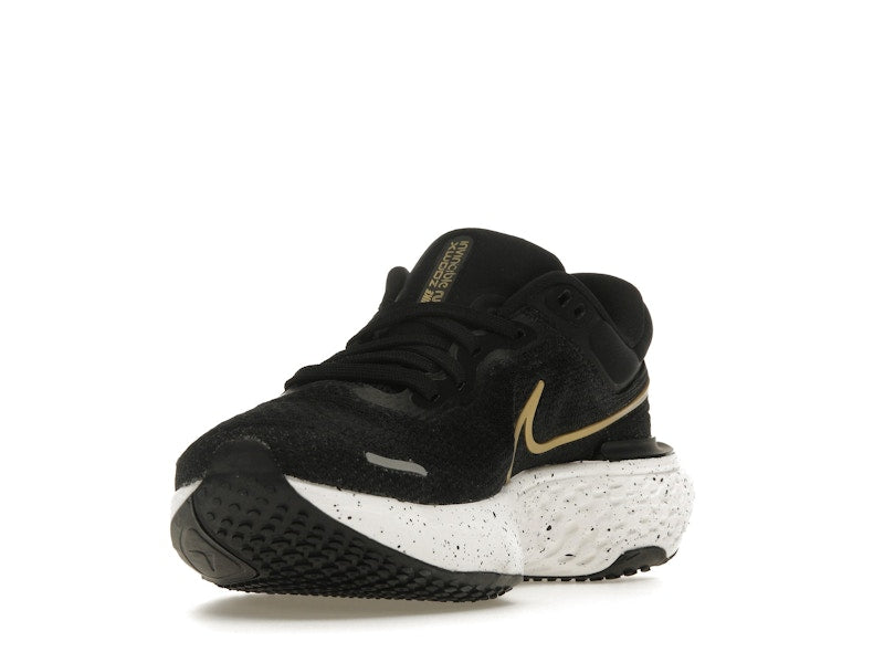 Nike ZoomX Invincible Run Flyknit Black Metallic Gold (Women's)
