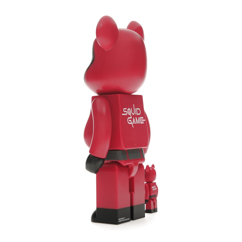 Bearbrick x Squid Game Guard (Square) 100% & 400% Set
