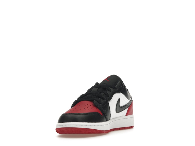 Jordan 1 Low Bred Toe 2.0 (GS)