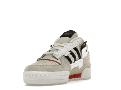 adidas Forum Exhibit Low White Vivid Red