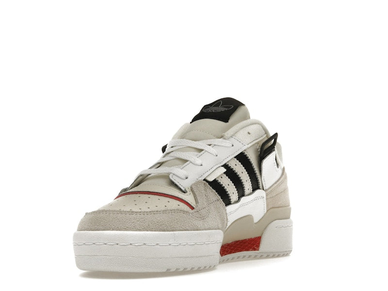 adidas Forum Exhibit Low White Vivid Red