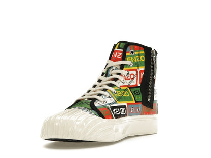 Kenzo School High Top Trainers Multi