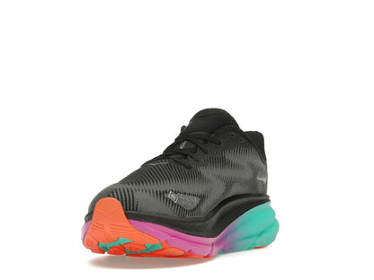 Hoka One One Clifton 9 Gore-Tex Black Electric Aqua (Women's)