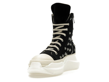 Rick Owens DRKSHDW Abstract Sneaks Studded Eyelets Black Milk