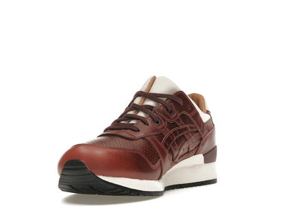 ASICS Gel-Lyte III Packer Shoes x J. Crew Oxblood Leather