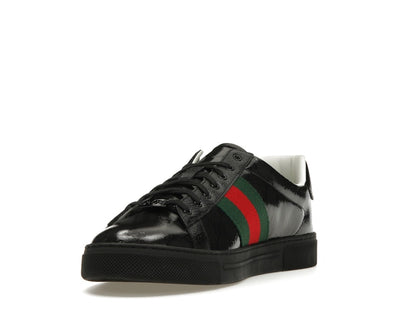 Gucci Ace GG Crystal Canvas Black