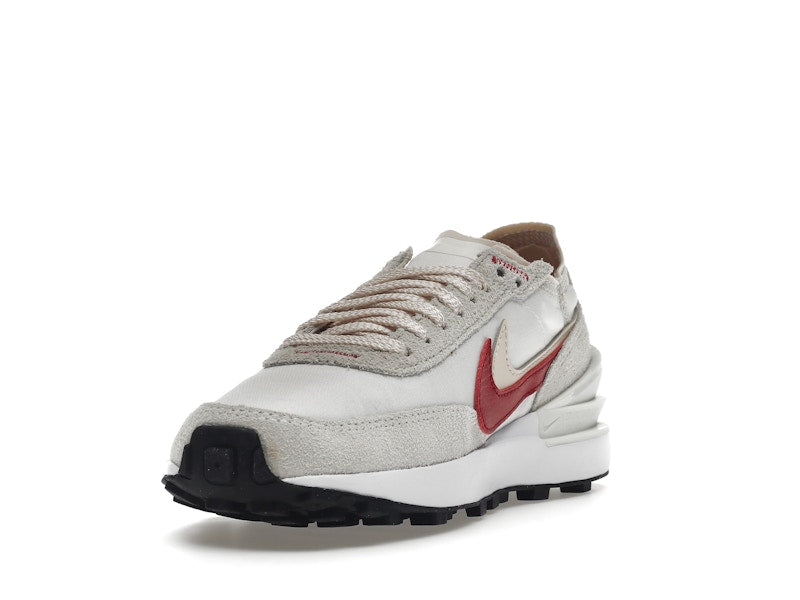 Nike Waffle One SE Sail Pearl White Black Gym Red (Women's)