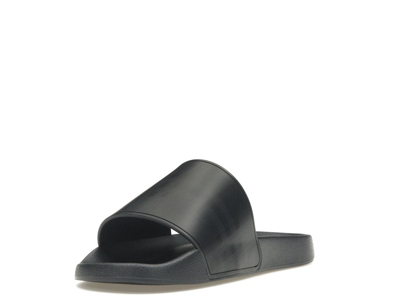 Burberry Embossed Logo Slides Dark Blue