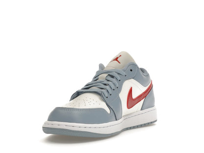 Jordan 1 Low Blue Whisper Dune Red (Women's)