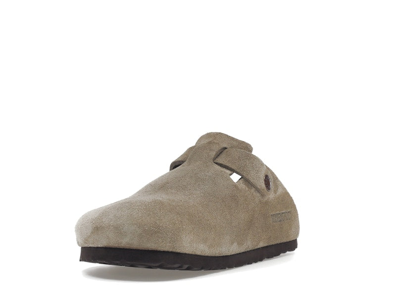 Birkenstock Boston Soft Footbed Suede Taupe