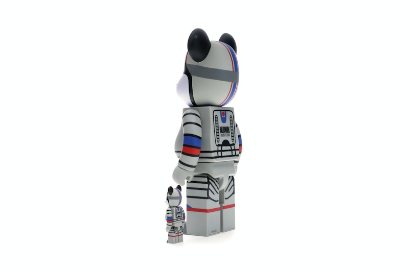 Bearbrick x Billionaire Boys Club x Mickey Mouse Astronaut 100% & 400% Set Multicolor