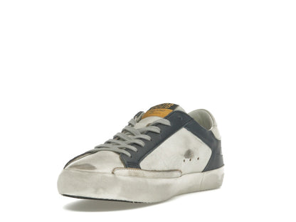 Golden Goose Super Star White Dark Blue Gun Metal