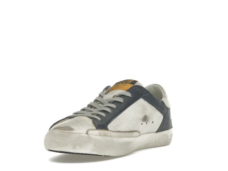 Golden Goose Super Star White Dark Blue Gun Metal
