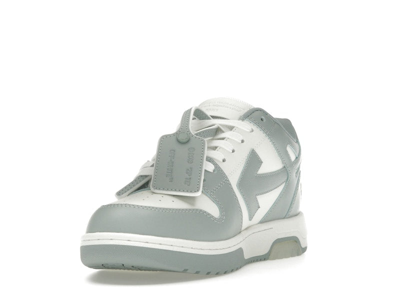 OFF-WHITE Out Of Office OOO Low Tops White Grey