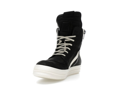 Rick Owens Geobasket High Black Milk