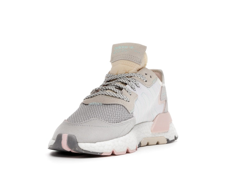 adidas Nite Jogger White Mint Pink (Women's)
