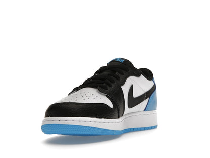 Jordan 1 Retro Low OG Black Dark Powder Blue (GS)