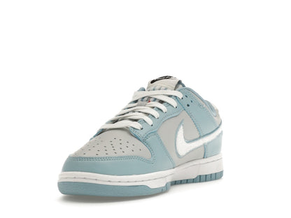 Nike Dunk Low Retro Fleece Swoosh Worn Blue