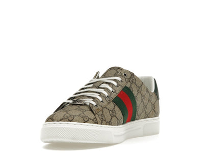 Gucci Ace Web Beige Ebony