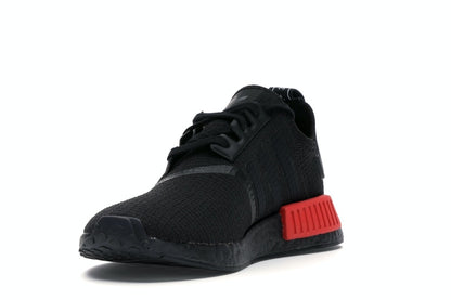 adidas NMD R1 Core Black Lush Red