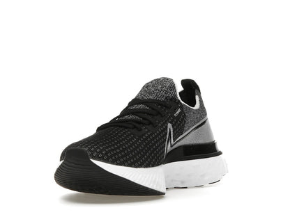 Nike React Infinity Run Flyknit Black White (Women's)