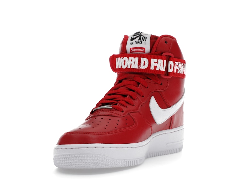 Nike Air Force 1 High Supreme World Famous Red