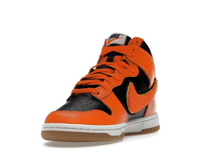 Nike Dunk High Retro Chenille Swoosh Safety Orange