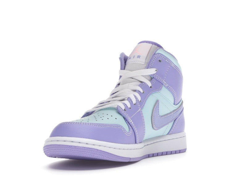 Jordan 1 Mid Purple Aqua