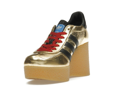 adidas x Gucci Gazelle Wedge Gold Metallic Black (Women's)