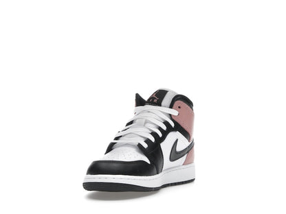 Jordan 1 Mid White Rust Pink Black (GS)