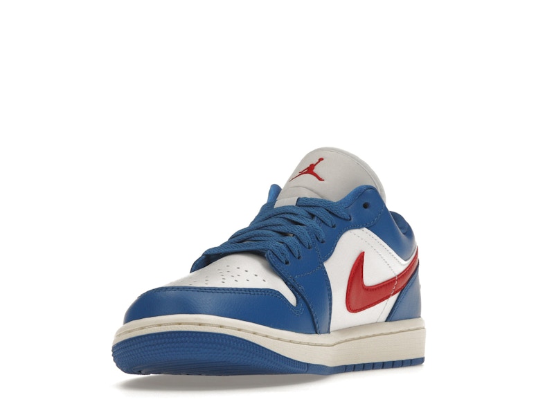 Jordan 1 Low Sport Blue Gym Red (Women's)