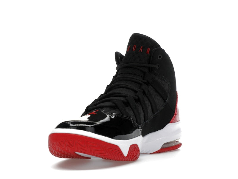 Jordan Max Aura Black Red Patent